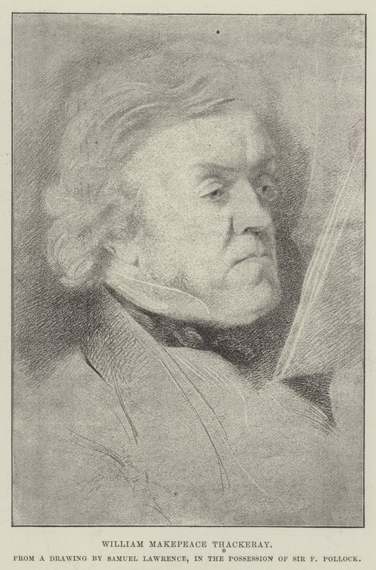 William Makepeace Thackeray tekijältä Samuel Lawrence