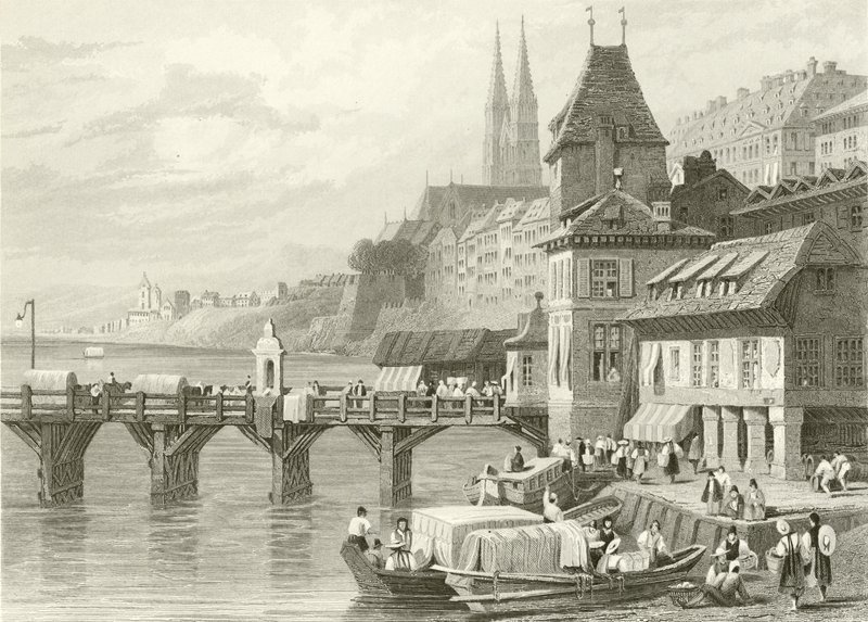 Basel, Reinin rannalla tekijältä Samuel Prout