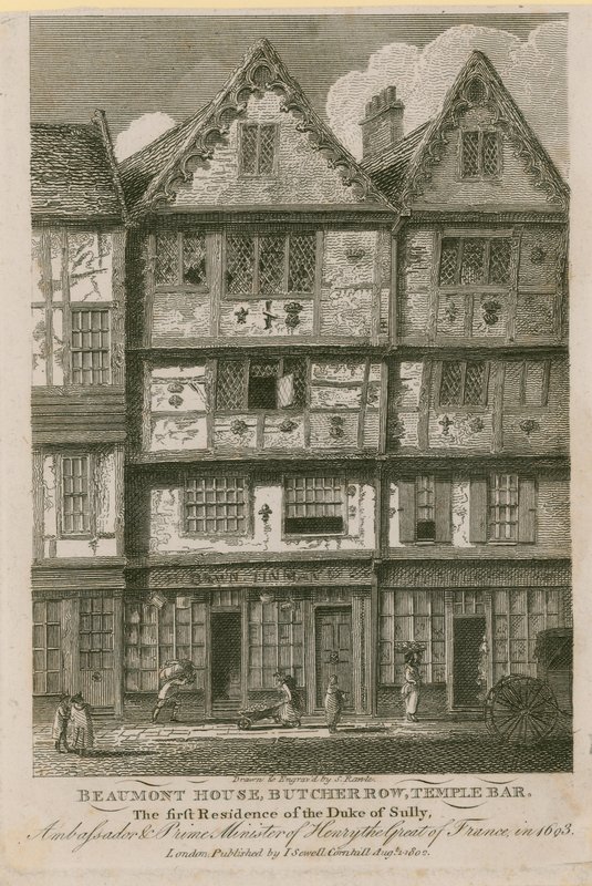 Beaumont House, Butcher Row, Temple Bar tekijältä Samuel Rawle