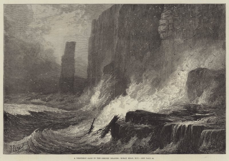 Westerly Gale Orkneysaarilla, Roray Head, Hoy tekijältä Samuel Read