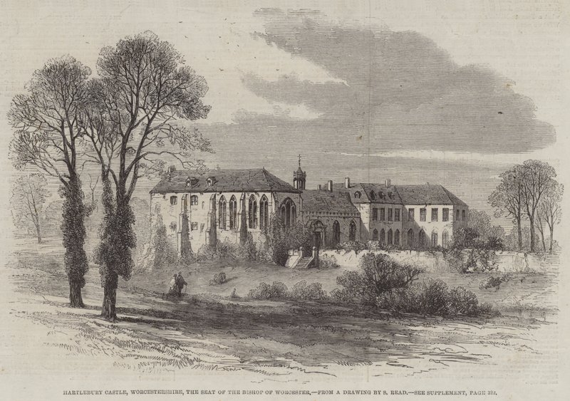 Hartlebury Castle, Worcestershire, Worcesterin piispan kotipaikka tekijältä Samuel Read