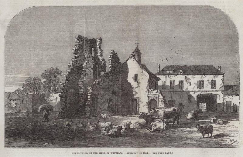 Hougoumont, Waterloon kentällä tekijältä Samuel Read