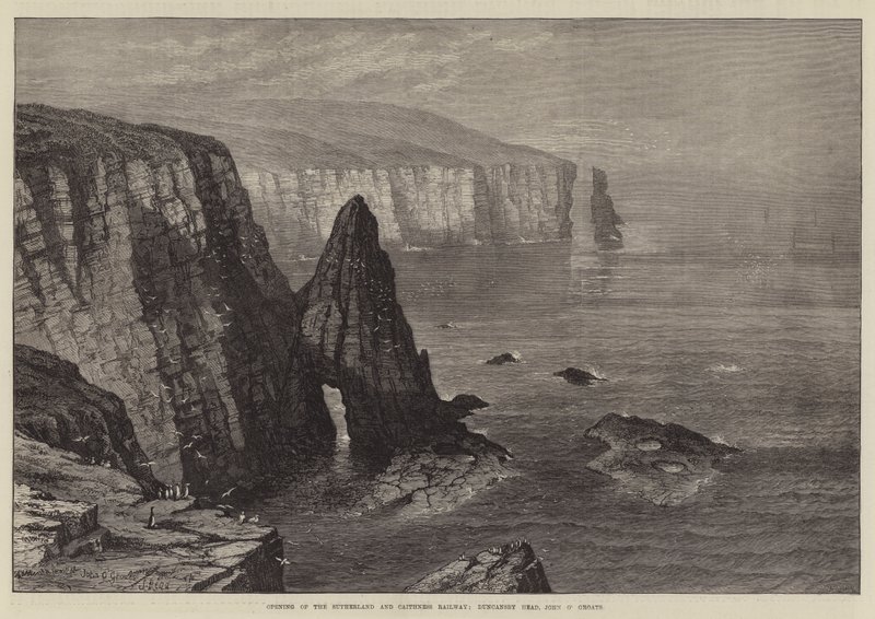 Sutherlandin ja Caithnessin rautatien avaaminen, Duncansby Head, John o