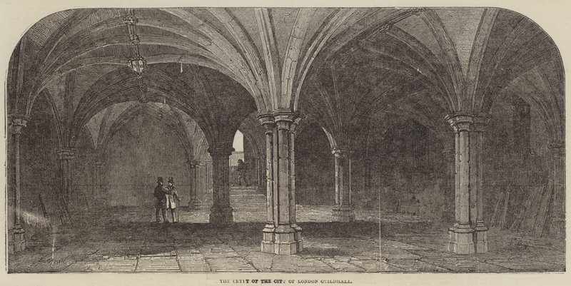 City of London Guildhallin krypta tekijältä Samuel Read