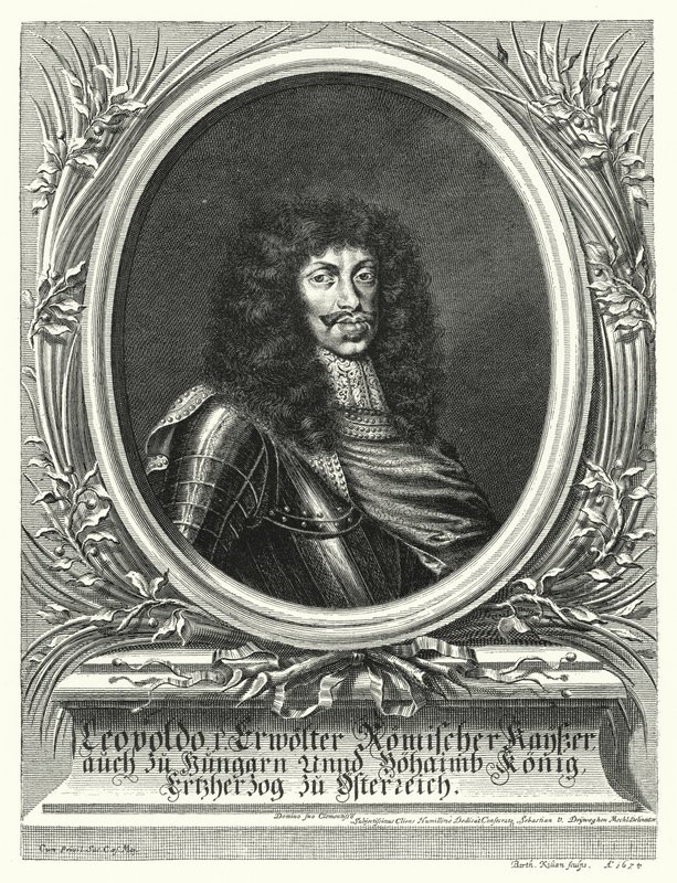 Leopold I, Pyhän Rooman keisari (kaiverrus) tekijältä Sebastian van (after) Dryweghen