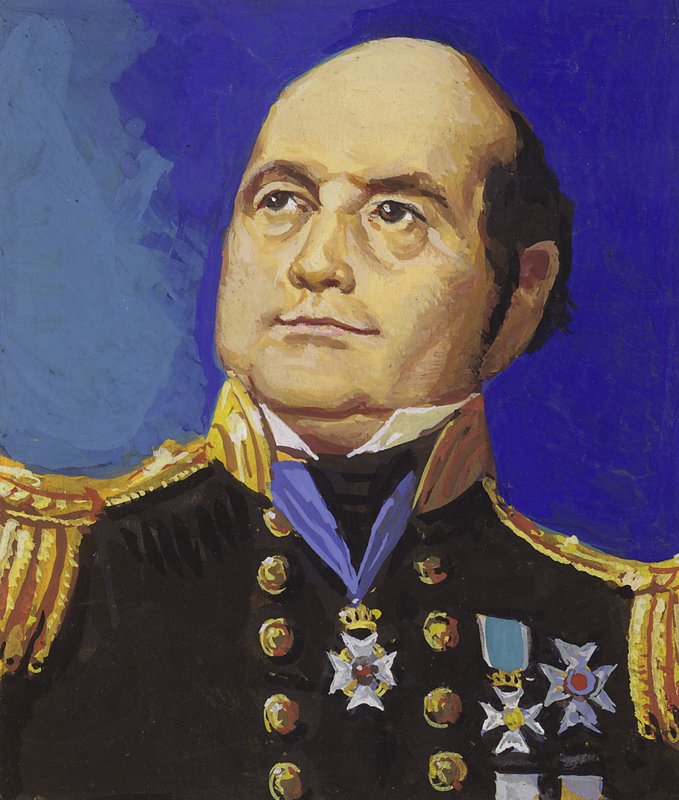 Sir John Franklin (guassi paperille) tekijältä Severino Baraldi