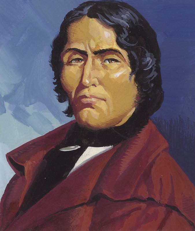 Tecumseh (guassi paperille) tekijältä Severino Baraldi