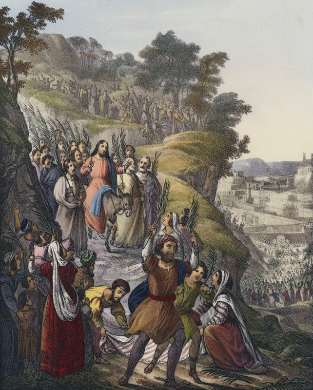Kristuksen voittoisa tulo Jerusalemiin tekijältä Siegfried Detler Bendixen