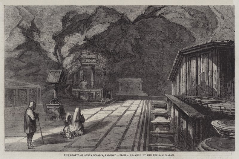 Santa Rosalian luola, Palermo tekijältä Solomon Caesar Malan