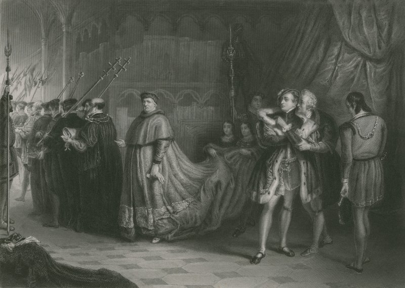 Wolseyn ja Buckinghamin riita, kuningas Henry VIII tekijältä Solomon Alexander Hart