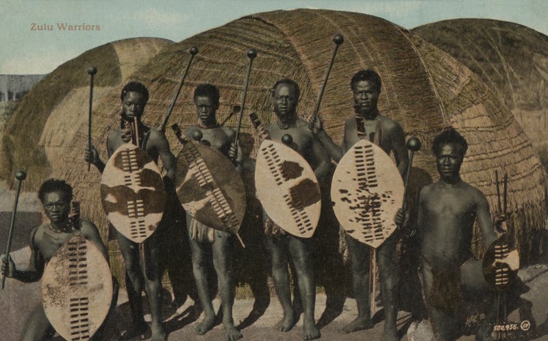Zulu-soturit tekijältä South African Photographer