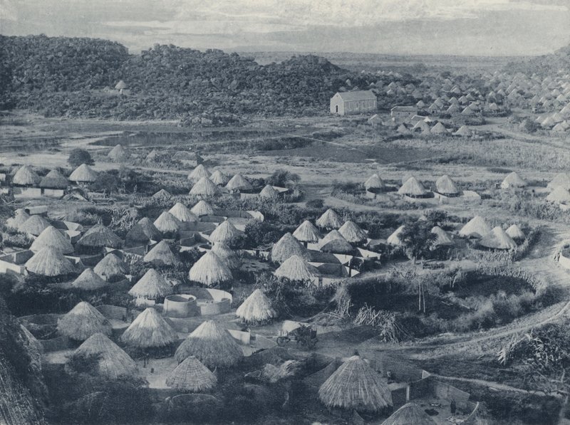 A Native Village (m/w kuva) tekijältä South African Photographer