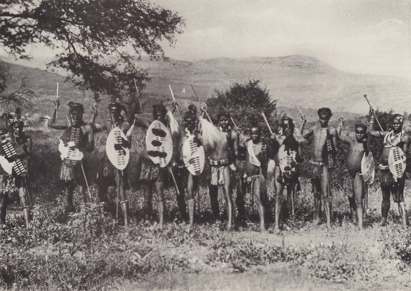 Kafir Warriors (m/w kuva) tekijältä South African Photographer