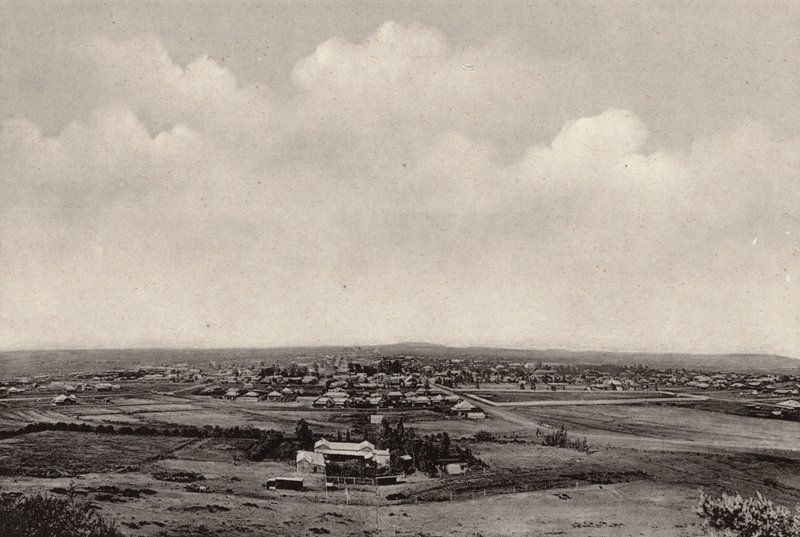 Bloemfonteinin panoraama (s/w-kuva) tekijältä South African Photographer