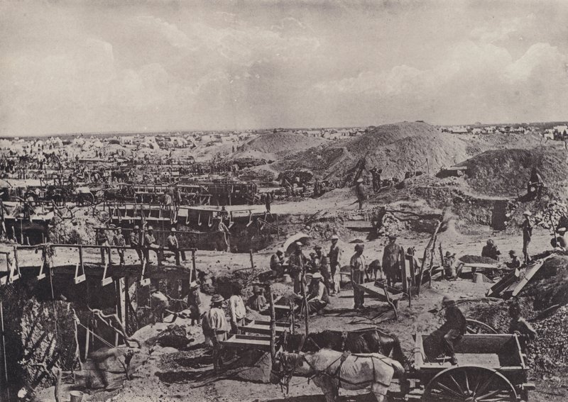 Kohtauksia vanhaan aikaan, kuivalajittelu vuonna 1872 (m/v kuva) tekijältä South African Photographer
