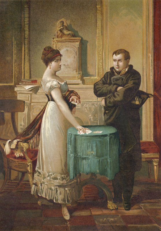 Napoleon konsultoi ennustaja Marie Anne Lenormandia tekijältä Spanish School