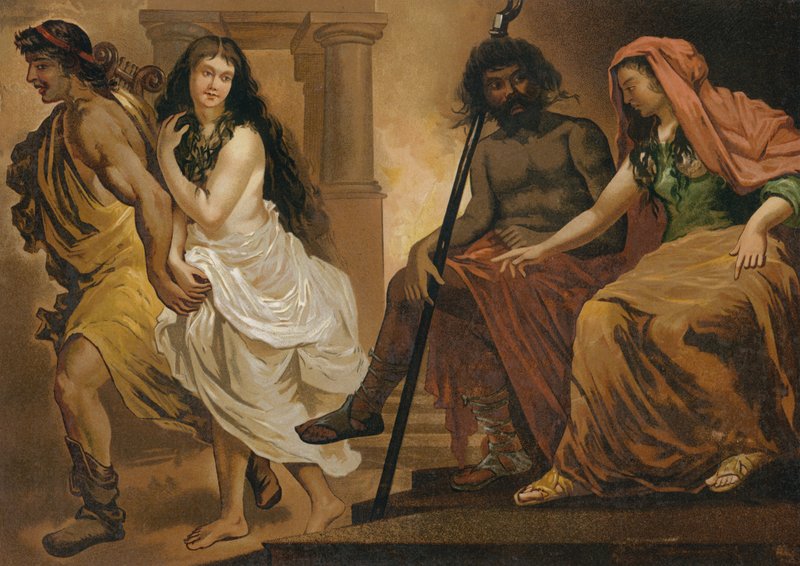 Orpheus yrittää noutaa Eurydiken alamaailmasta tekijältä Spanish School