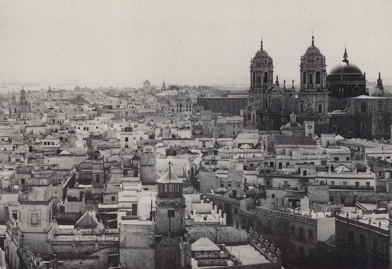 Cadiz: Näkymä Taviran tornista (m/w kuva) tekijältä Spanish Photographer