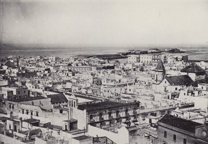 Cadiz: Yleinen näkymä Taviran tornista (m/v kuva) tekijältä Spanish Photographer