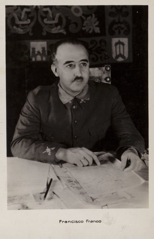 Francisco Franco (s/w-kuva) tekijältä Spanish Photographer