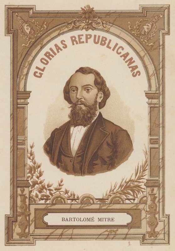 Bartolome Mitre, argentiinalainen poliitikko, sotilas ja kirjailija tekijältä Spanish School