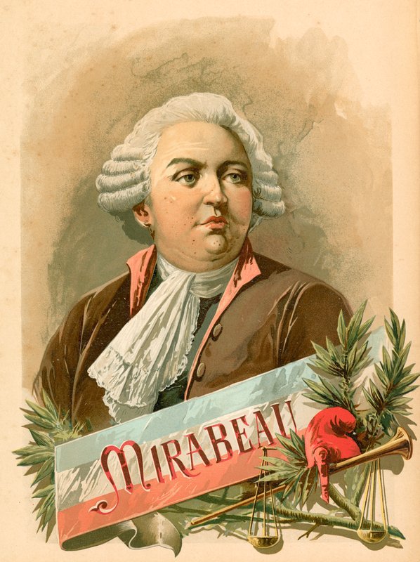 Honore Gabriel Riqueti, comte de Mirabeaufinn tekijältä Spanish School