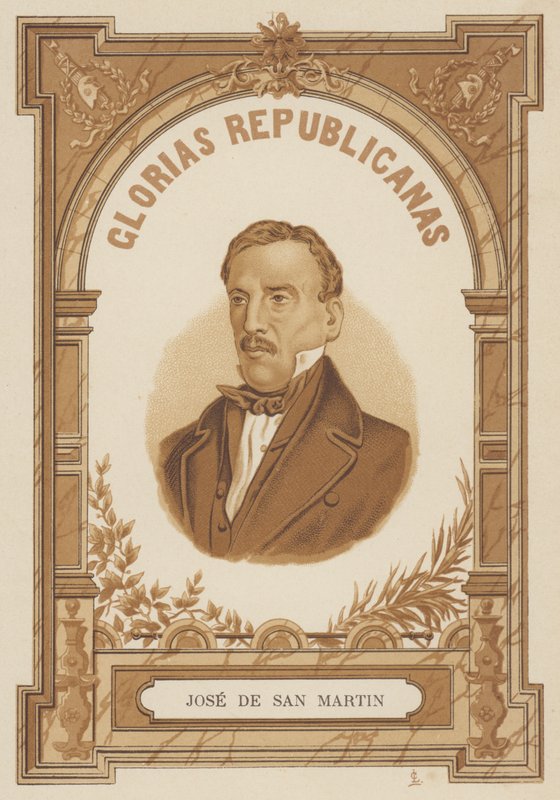 Jose de San Martin, argentiinalainen kenraali tekijältä Spanish School