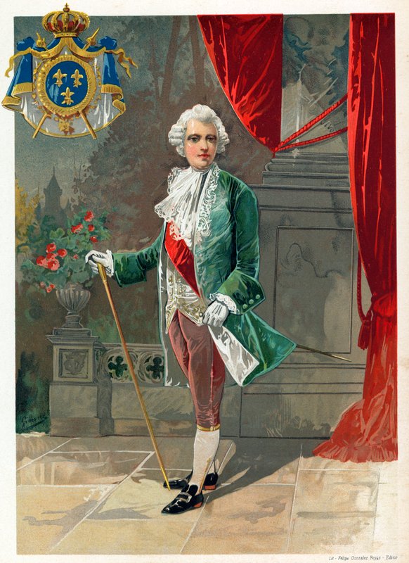 Ranskan kuningas Ludvig XV tekijältä Spanish School