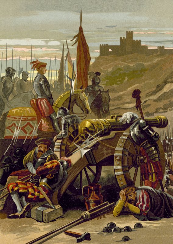 Huonekalut ja erilaiset esineet 1100- ja 1300-luvuilta tekijältä Spanish School
