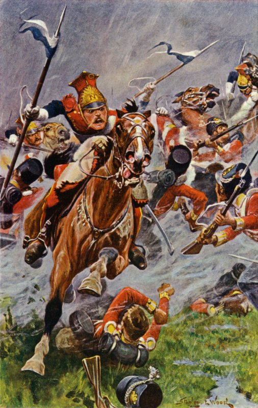 Albuera, Puolan Lancerien johto brittien takana tekijältä Stanley L. Wood