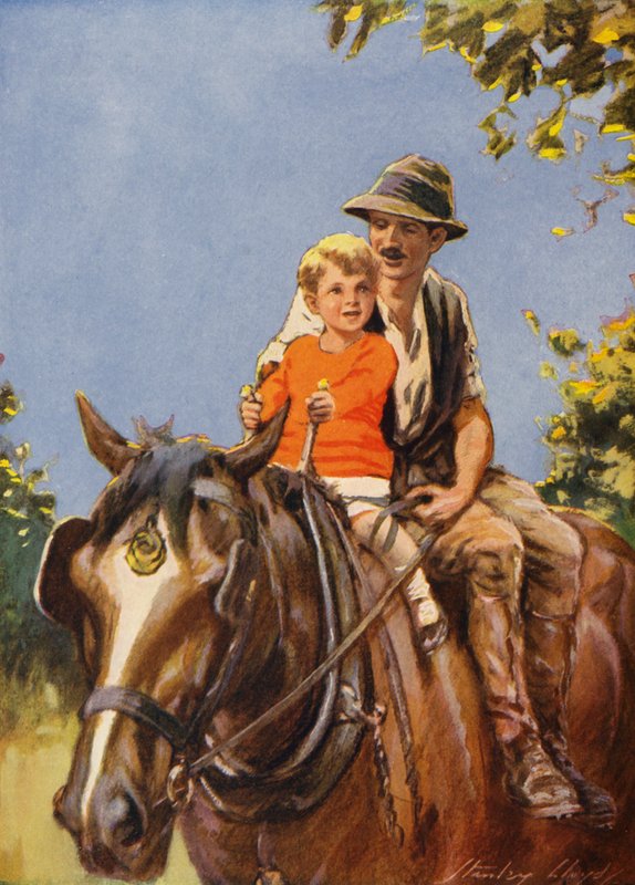 Dobbinin kyydissä (värillinen litografia) tekijältä Stanley Lloyd