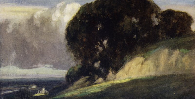 Clairvaux Abbey (väri litho) tekijältä Stephen Reid
