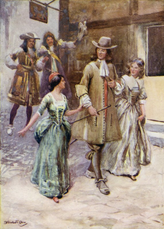 Kuvitus Peveril of the Peakille tekijältä Stewart Orr