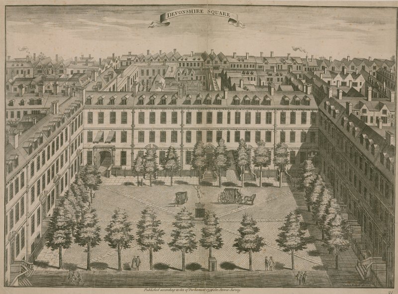 Devonshire Square, Lontoo tekijältä Sutton Nicholls