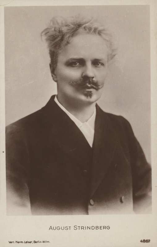 August Strindberg (1849-1912), ruotsalainen näytelmäkirjailija, kirjailija, runoilija ja taiteilija tekijältä Swedish Photographer