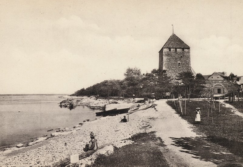 Ruotsi / Ruotsi: Gotland, Wisby, Kruttornet (m/w kuva) tekijältä Swedish Photographer