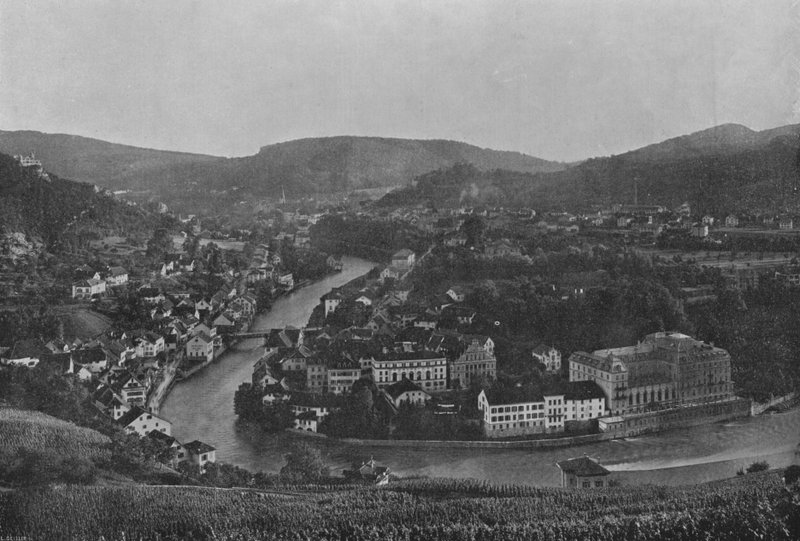 Baden, yleisnäkymä (mv/w kuva) tekijältä Swiss Photographer
