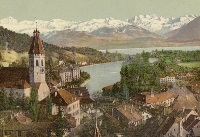 Berner Oberland: Thun (värillinen kuva) tekijältä Swiss Photographer