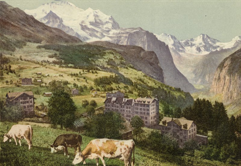 Berner Oberland: Wengen (värillinen kuva) tekijältä Swiss Photographer