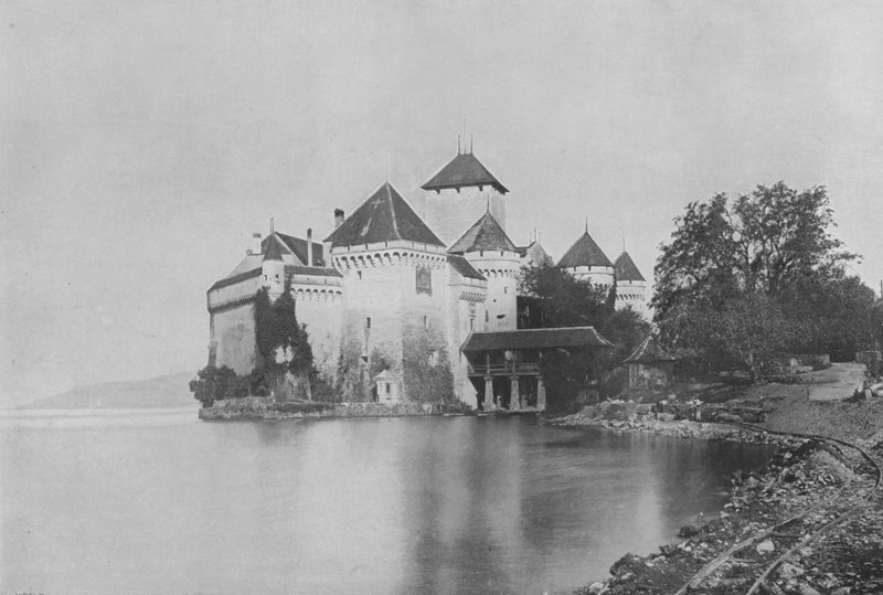 Chillon Castle (m/w kuva) tekijältä Swiss Photographer