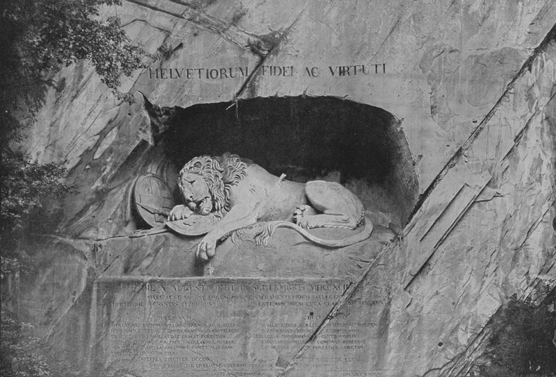 Le Lion de Lucerne (m/w kuva) tekijältä Swiss Photographer