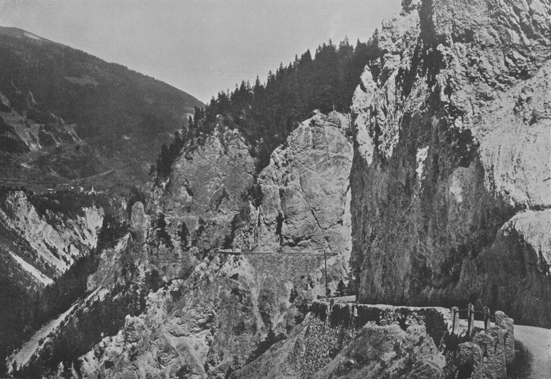 Versam Road (m/w kuva) tekijältä Swiss Photographer
