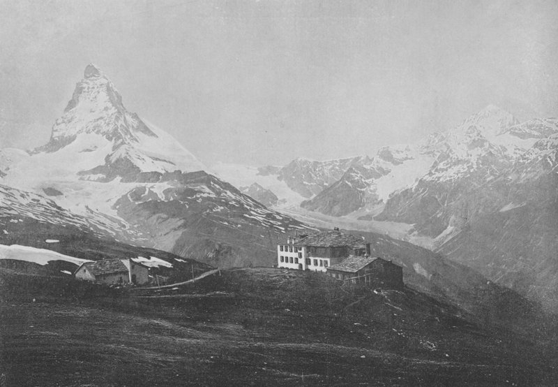 Ryffelberg, Matterhorn ja Dent-Blanche (m/w kuva) tekijältä Swiss Photographer