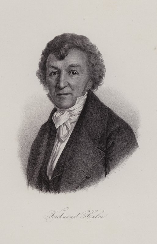 Ferdinand Huber, sveitsiläinen säveltäjä (kaiverrus) tekijältä Swiss School