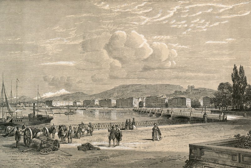 Geneve, Quai du Mont Blancista tekijältä Swiss School