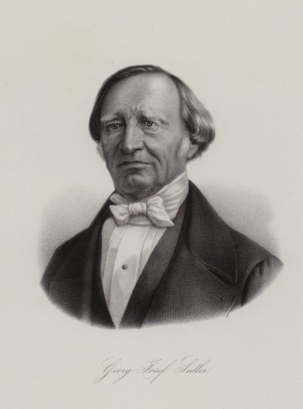 Georg Joseph Sidler, sveitsiläinen poliitikko (kaiverrus) tekijältä Swiss School