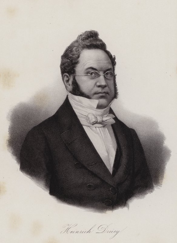 Heinrich Druey, sveitsiläinen lakimies, filosofi ja poliitikko (kaiverrus) tekijältä Swiss School