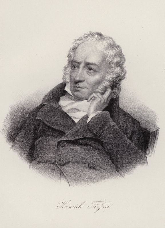 Henry Fuseli, sveitsiläinen taidemaalari (kaiverrus) tekijältä Swiss School