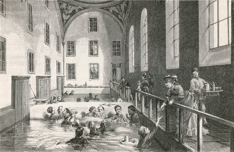 Leukin lämpimissä kipsikylpylöissä (Valais) tekijältä Swiss School