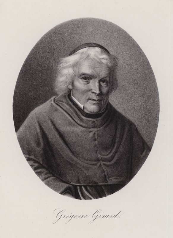 Jean-Baptiste Girard, sveitsiläinen fransiskaanien kouluttaja (kaiverrus) tekijältä Swiss School